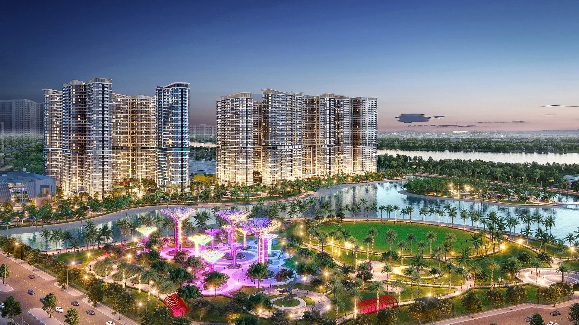 Khám phá Công viên ánh sáng Vinhomes Grand Park đẳng cấp quốc tế