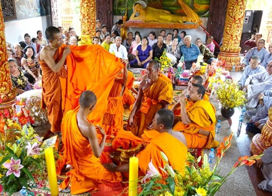 Lễ dâng y Kathina tại chùa Monivongsa, nét đẹp truyền thống Phật giáo Nam tông Khmer