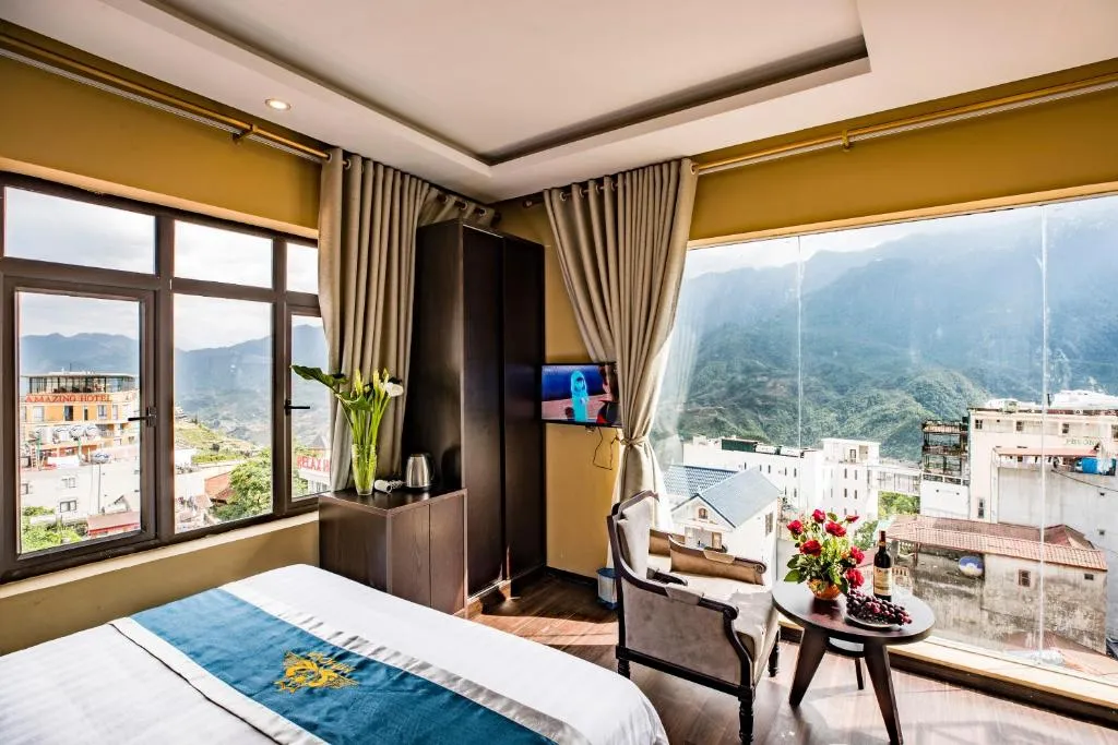 Mimosa Hotel Sapa – Lùng ra khách sạn 2 sao với view bao trọn thị trấn Sapa