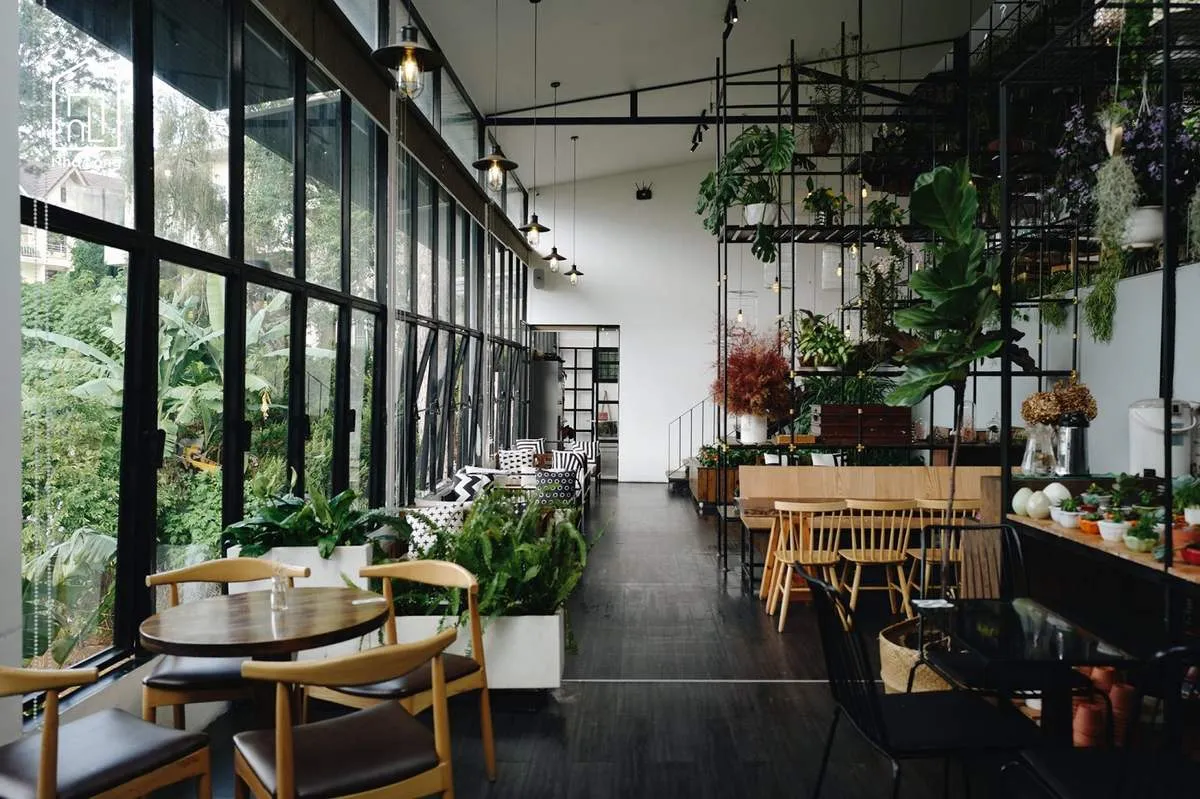 Nhà Lồng Coffee – Quán café lung linh với view thung lũng cực đẹp