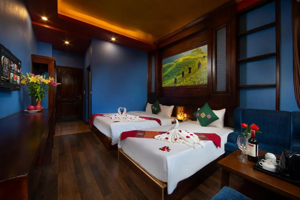 Saparis Hotel – Nơi nghỉ dưỡng 3 sao thích hợp xôm tụ gia đình giữa lòng thị trấn Sapa