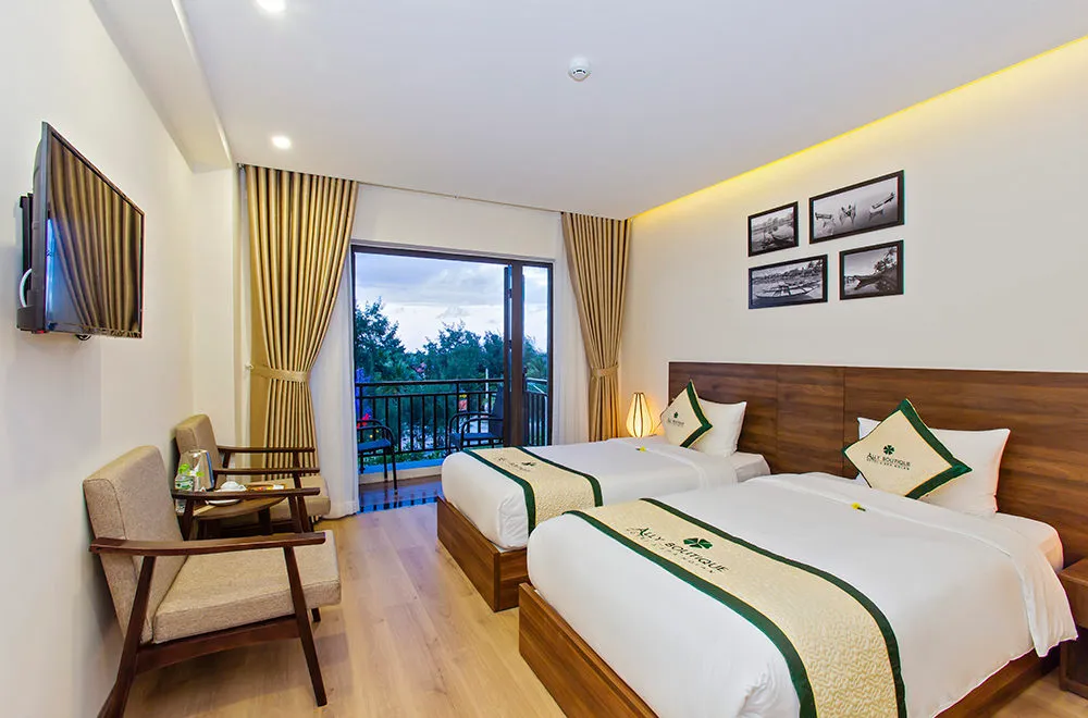 Ally Beach Boutique Hotel Hoi An – Vẻ đẹp nội thất tối giản của khách sạn 4 sao Hội An