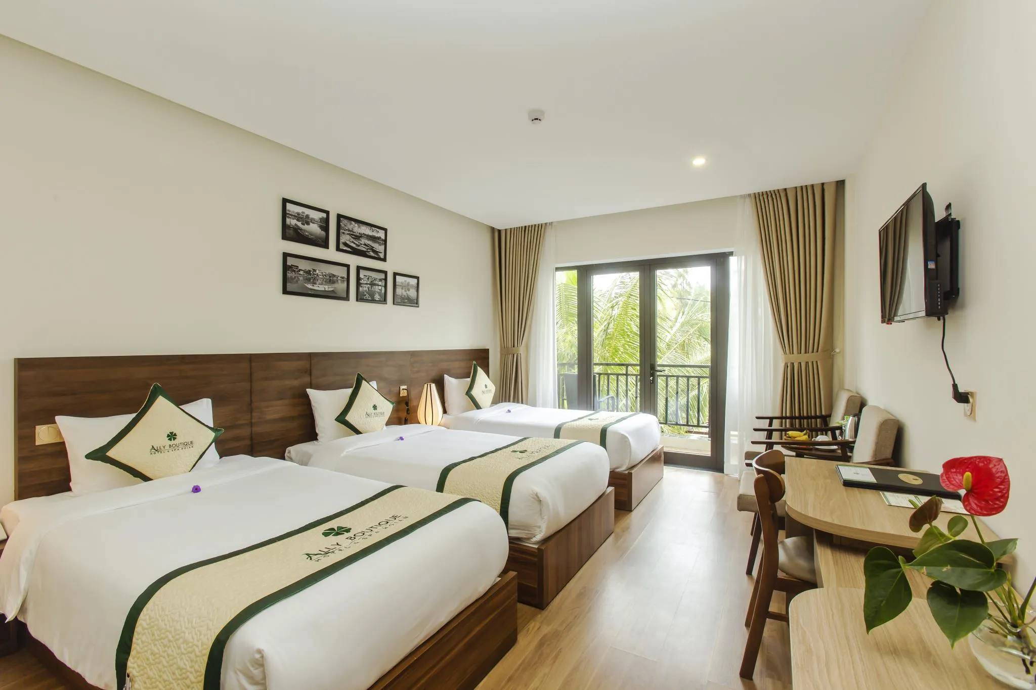 Ally Beach Boutique Hotel Hoi An – Vẻ đẹp nội thất tối giản của khách sạn 4 sao Hội An