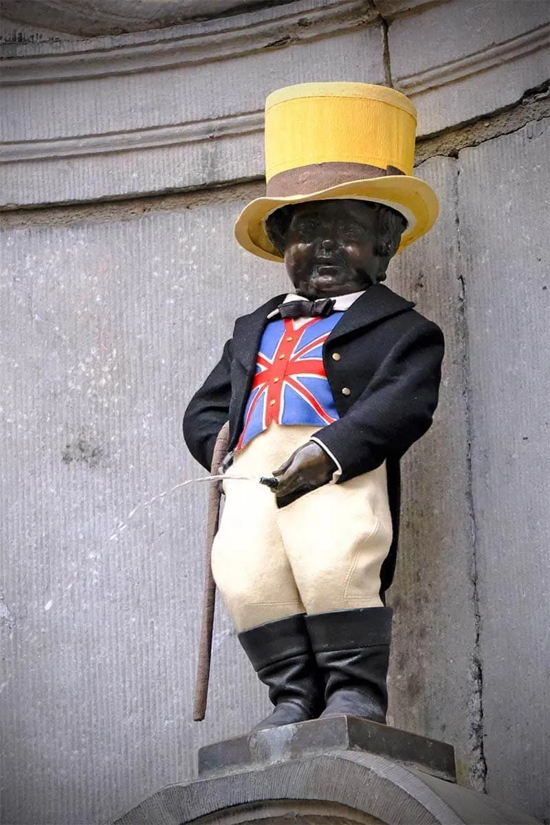 Biểu tượng độc đáo Manneken Pis khác biệt giữa lòng Brussel