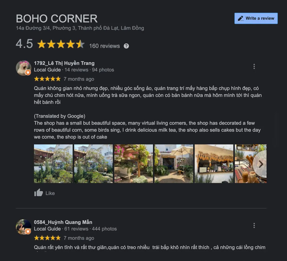 Boho Corner Coffee – Quán cà phê phong cách Bohemia độc đáo, quyến rũ