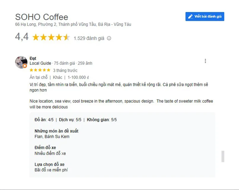 Check-in Soho Coffee, quán cà phê hot nhất Vũng Tàu