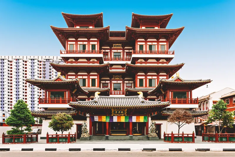 Chùa Răng Phật Singapore không gian linh thiêng giữa lòng Chinatown