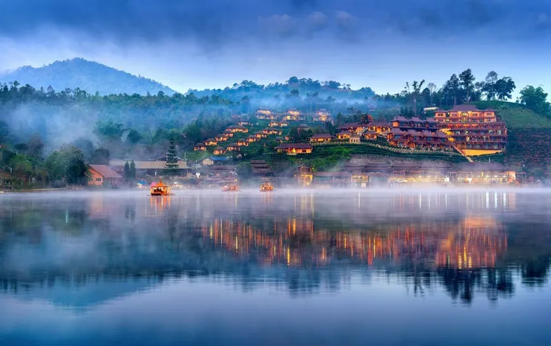 Có một bức tranh Mae Hong Son với vẻ đẹp rung động lòng người