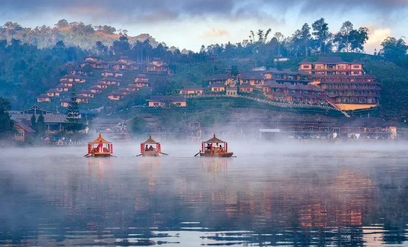 Có một bức tranh Mae Hong Son với vẻ đẹp rung động lòng người