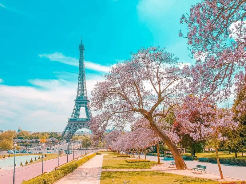 Đắm say trước thủ đô Paris lãng mạn, thơ mộng tại Pháp