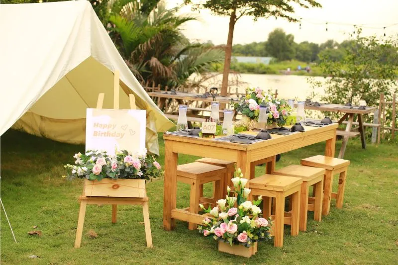 Đẩu Camping Hawaii, vừa cắm trại vừa thưởng thức món ngon