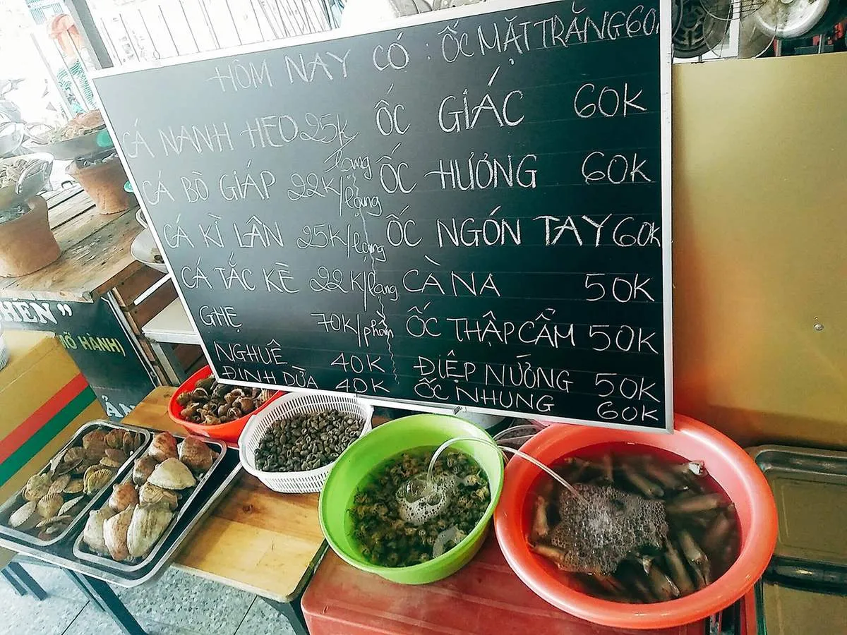 Đến Ốc Thảo Phan Rang thưởng thức menu ốc tươi ngon, hấp dẫn