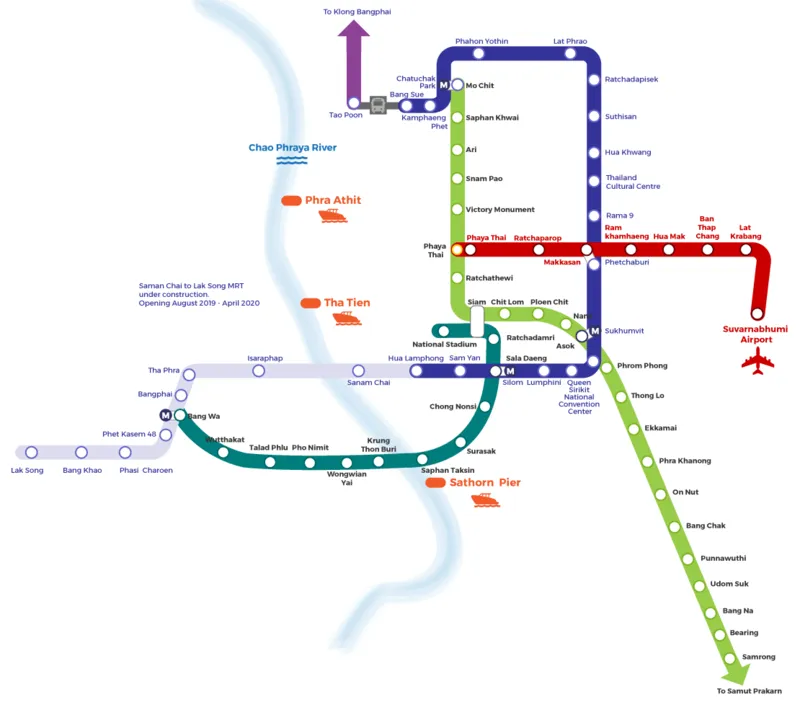 Đi BTS Bangkok không còn bỡ ngỡ tại Thái Lan