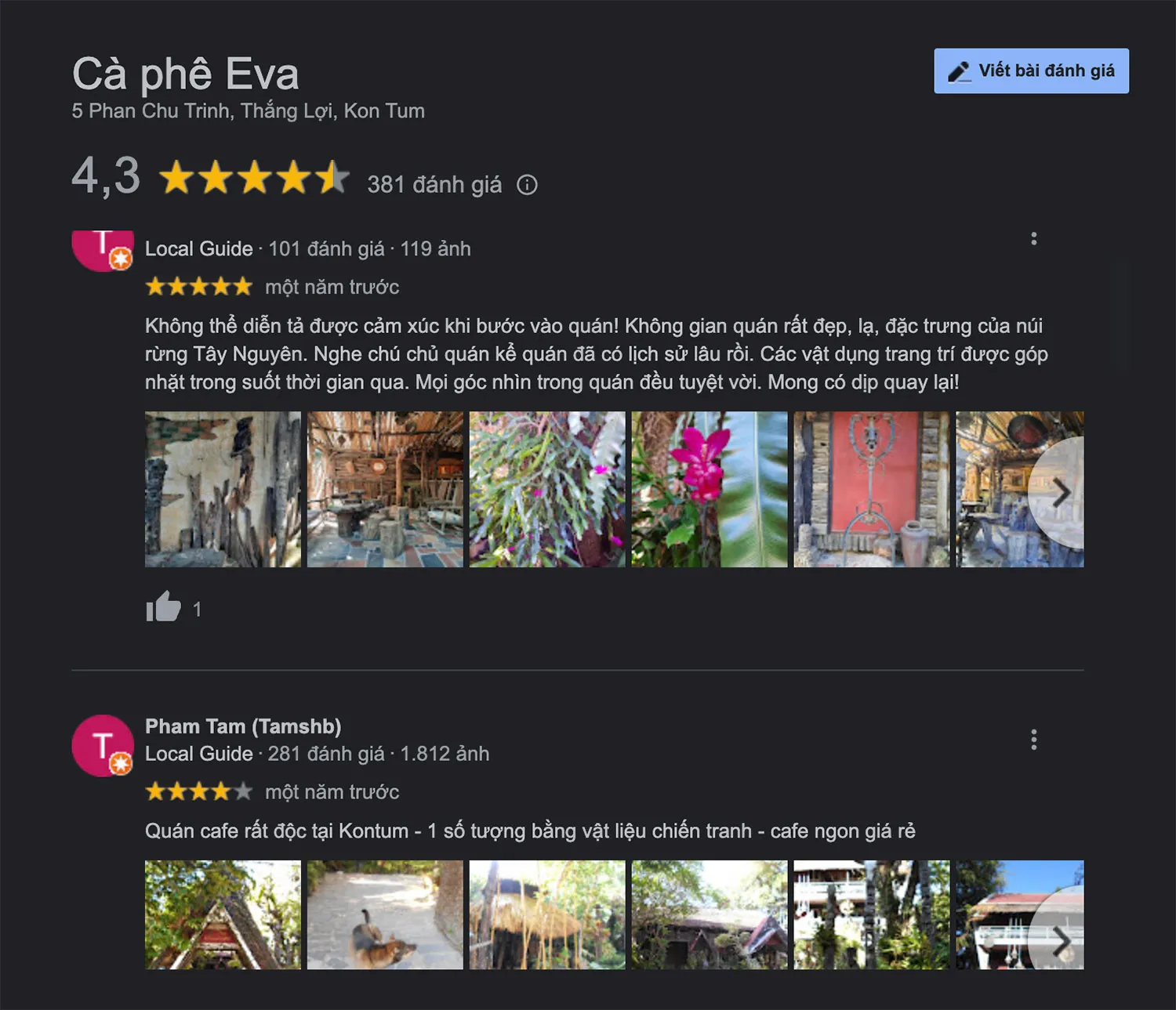 Eva Cafe, nơi hòa mình vào cảnh sắc đại ngàn Tây Nguyên