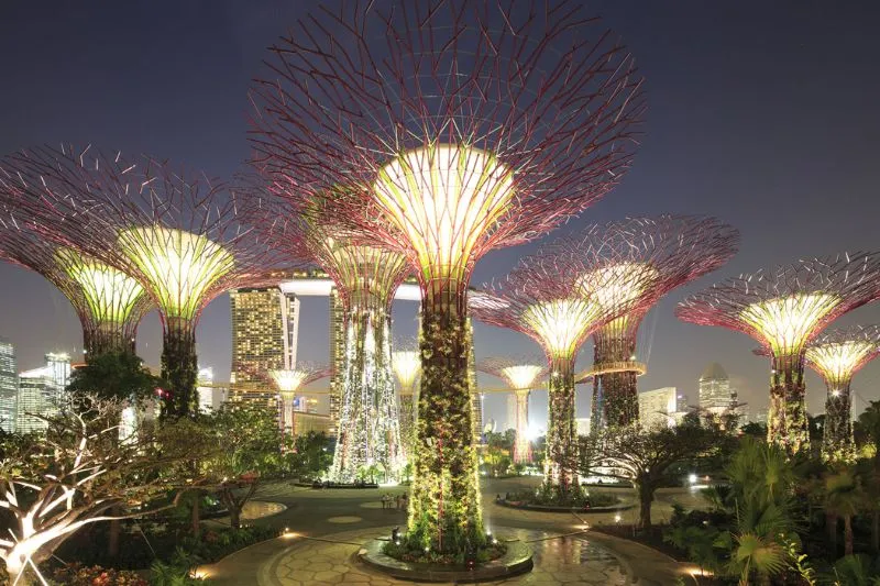 Gardens by the Bay, vườn nhân tạo quy mô khủng tại Singapore