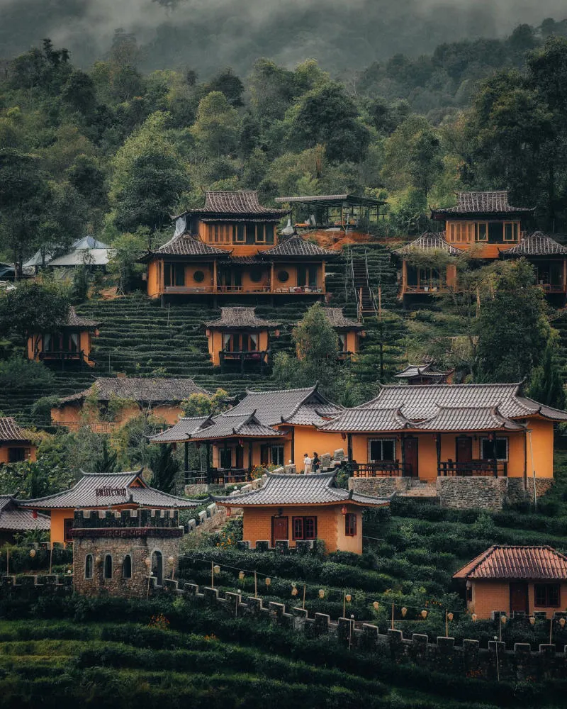 Ghé thăm làng Ban Rak Thai đẹp mộng mơ, yên ả của người Hoa