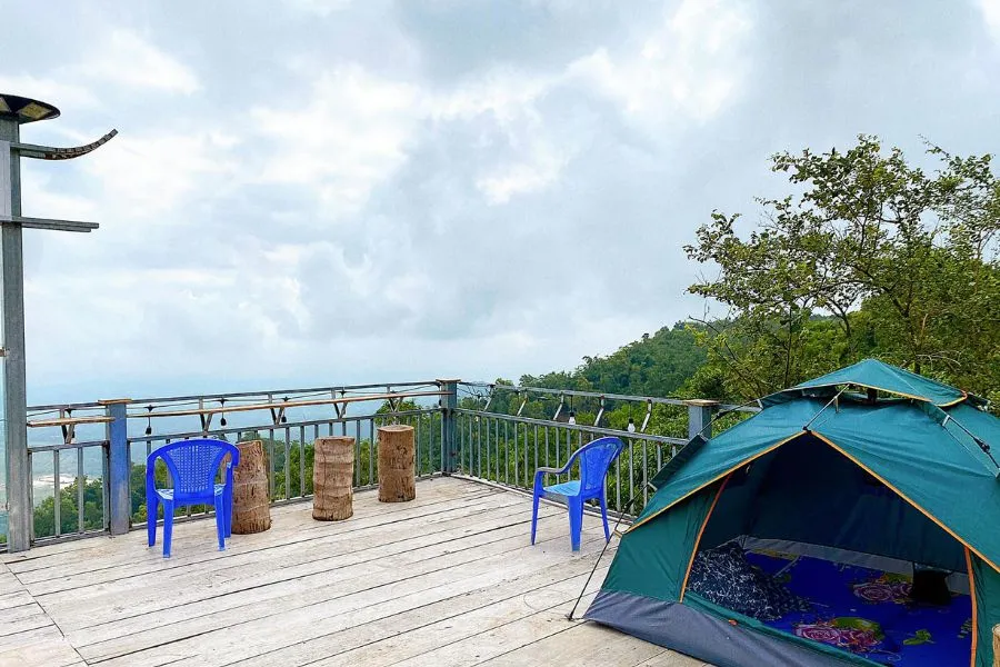 Gợi ý 4 điểm camping An Giang gần núi Cấm bình yên đến lạ thường