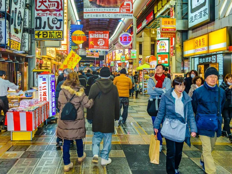 Khám phá Shinsaibashi, thiên đường mua sắm và ẩm thực Osaka