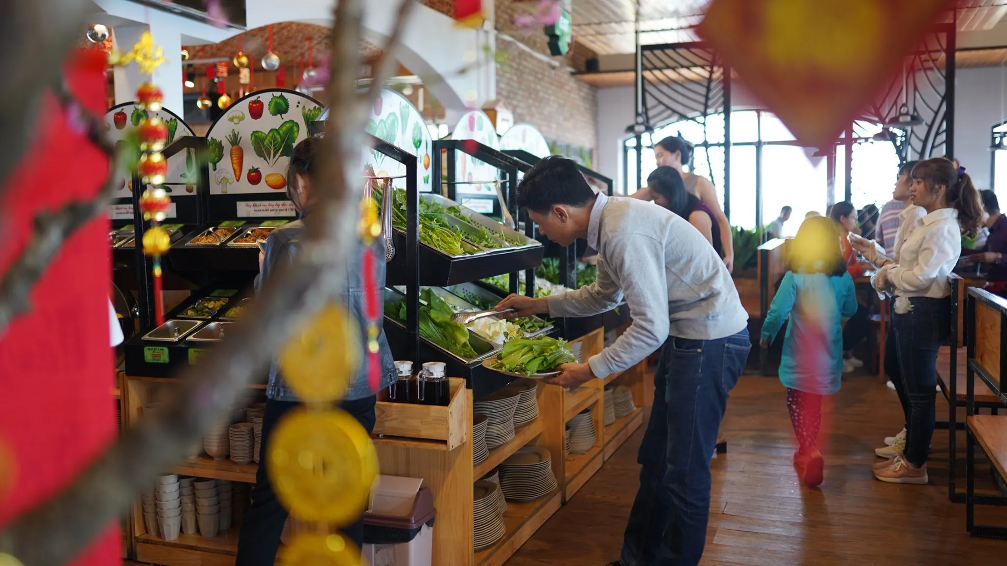 Khám phá thiên đường rau sạch ở nhà hàng buffet rau LEGUDA Đà Lạt