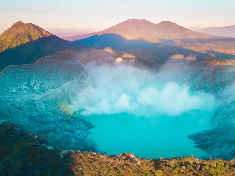 Kỳ vĩ núi lửa Bromo ở phía đông đảo Java Indonesia