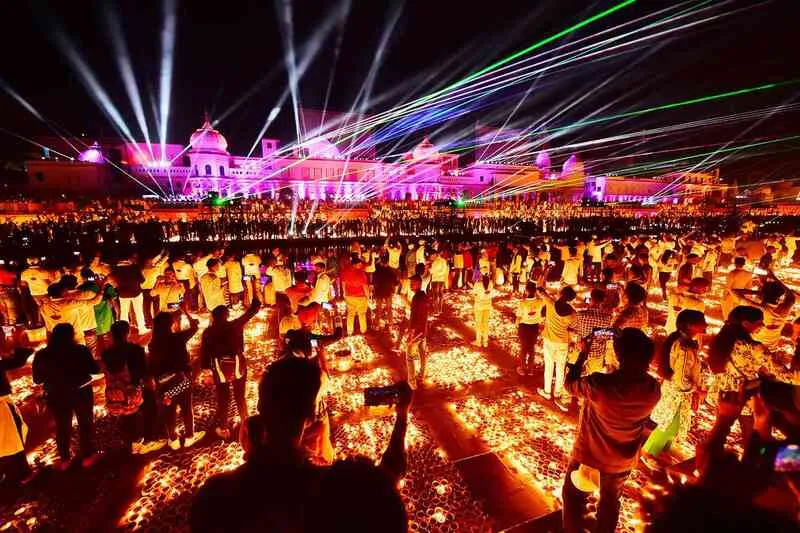 Lễ hội Diwali hiện thân cho chiến thắng của ánh sáng tại Ấn Độ