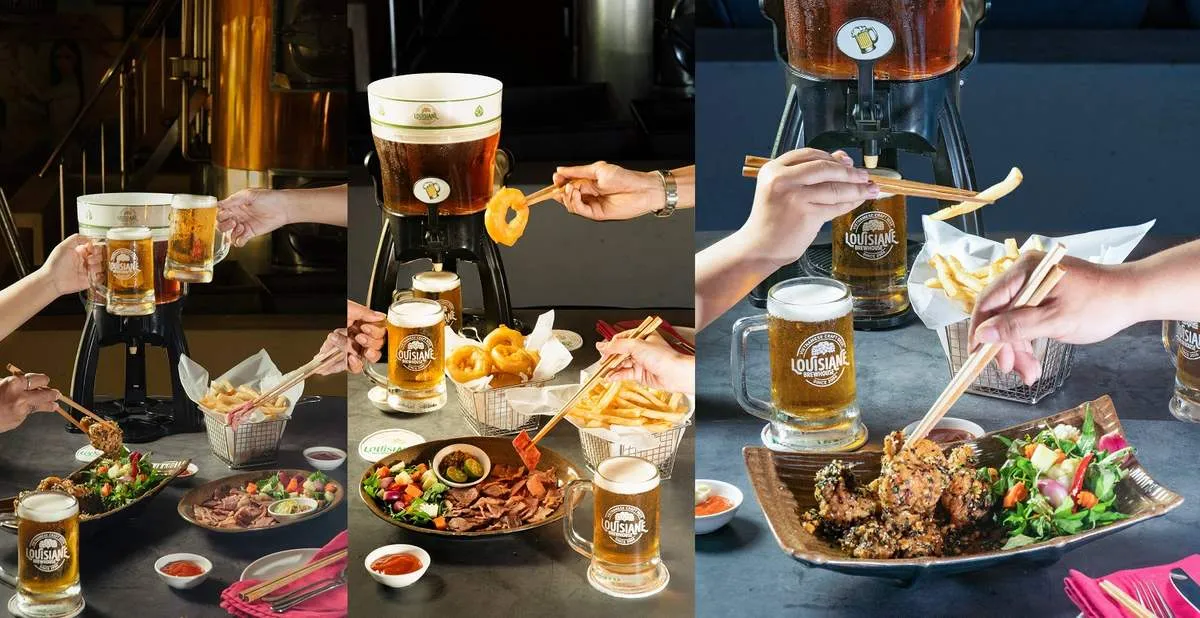 Lousiana Brewhouse Nha Trang – Nhà hàng Á Âu nổi bần bật với hương vị bia tự nấu tại chỗ