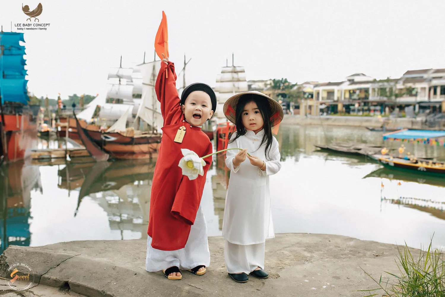 Moon & Sunny – Hai thiên thần nhí đáng yêu phá đảo Hội An qua lăng kính của Phúc Lee