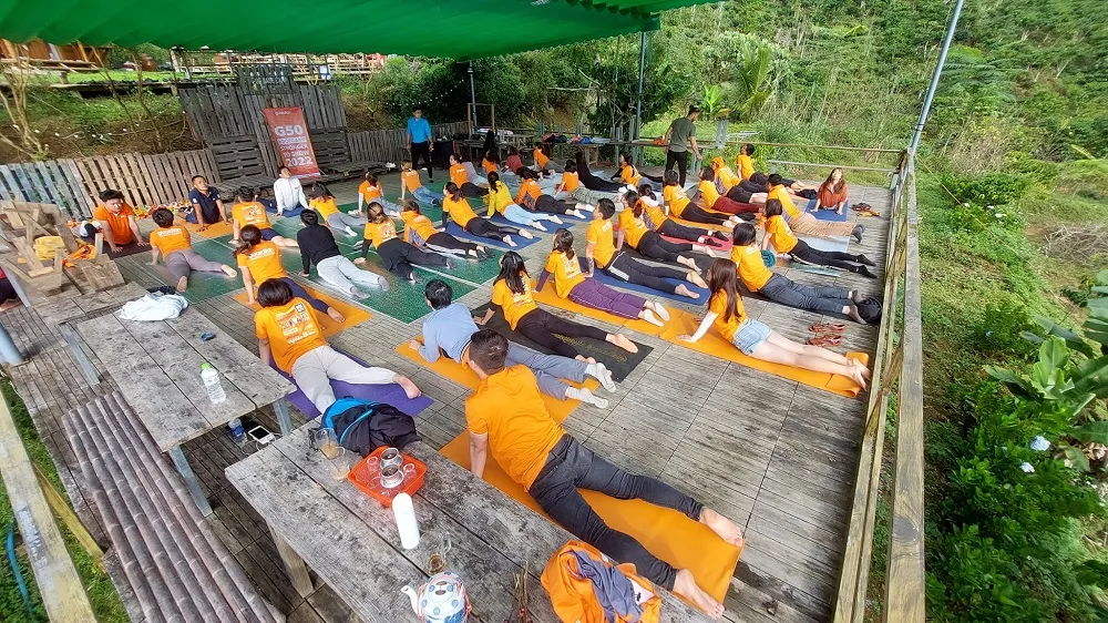 Ngất ngây tại Up Base Camp với khung cảnh núi rừng thơ mộng