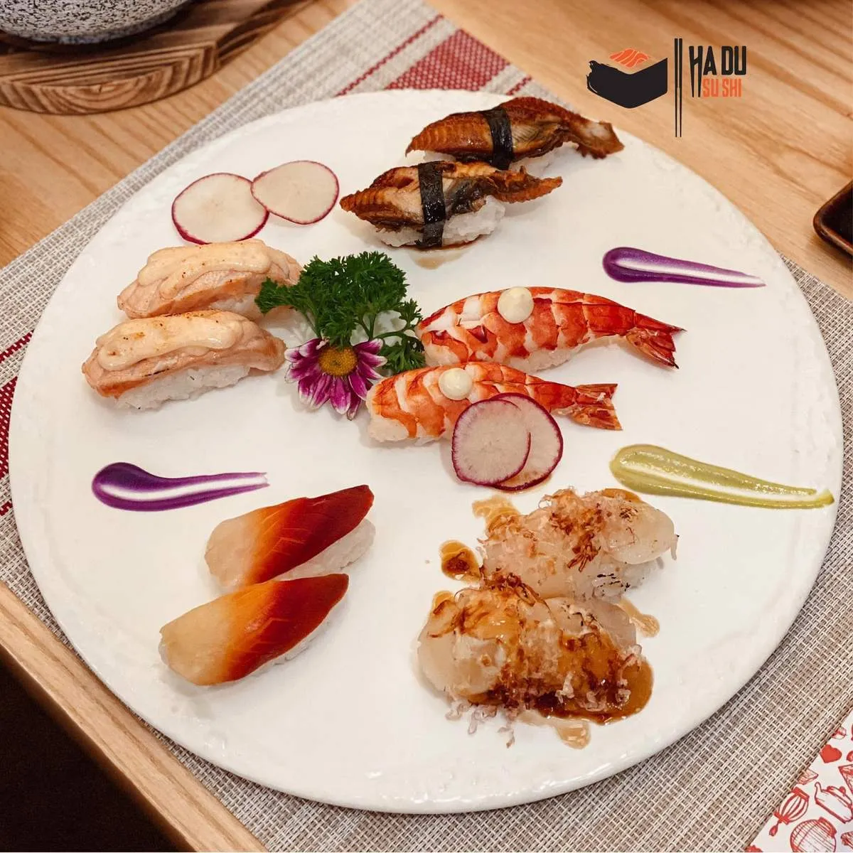 No nê ngay với thực đơn +200 món ngon hấp dẫn tại Hadu Sushi