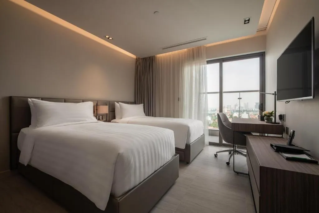 Oakwood Residence Hanoi, điểm lưu trú hiện đại nhưng bình yên bên hồ Tây