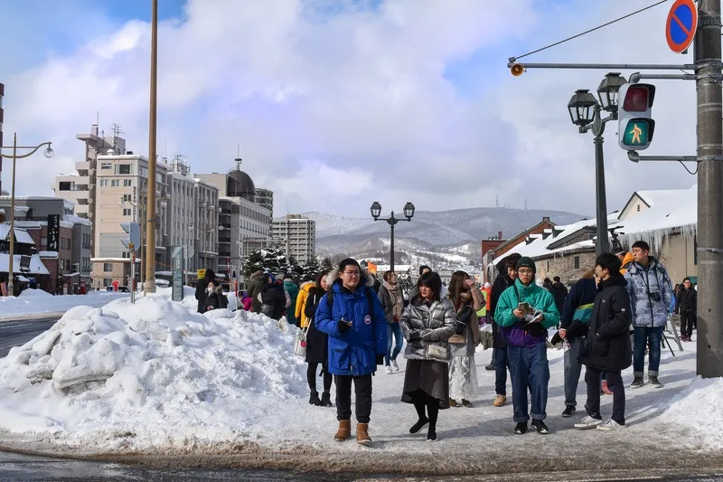 Otaru thành phố cảng duyên dáng ở Hokkaido Nhật Bản