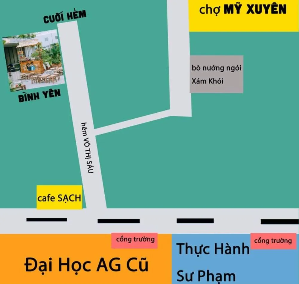 Quán cà phê Khu Vườn Bình Yên, nét mộc mạc sâu trong con hẻm nhỏ