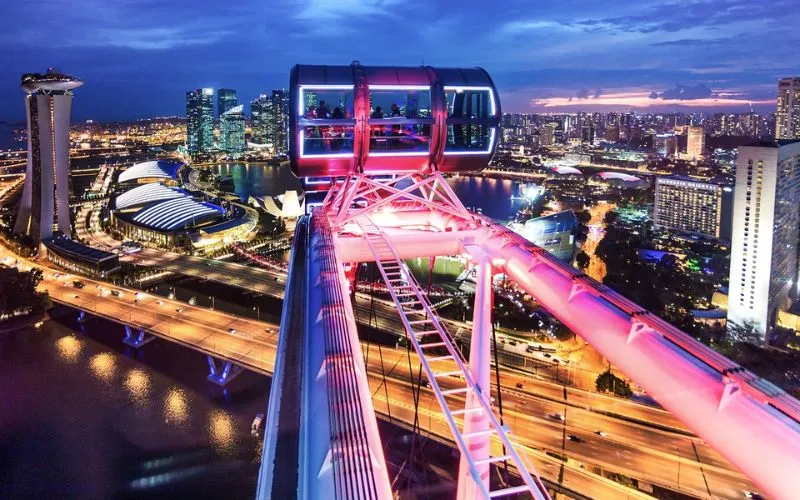 Singapore Flyer vòng quay ngắm cảnh lớn nhất châu Á