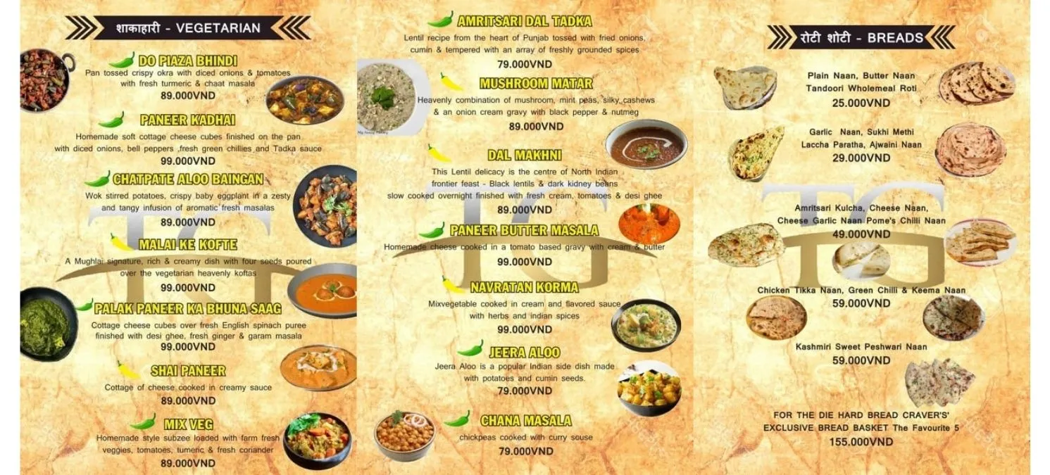 Taj Grill Indian Restaurant – Nhà hàng Ấn Độ được mệnh danh ngon nhất Việt Nam có gì hot