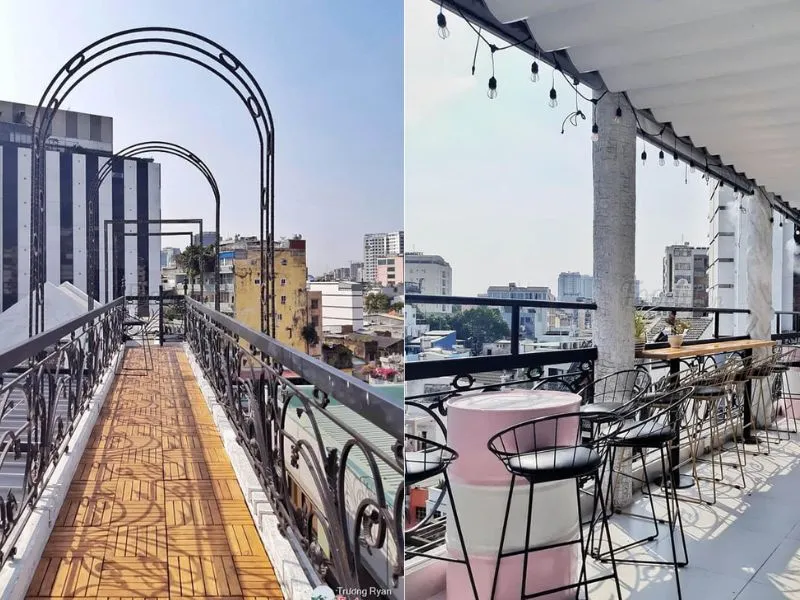 Top 15 quán rooftop Quận 1 cực chill với view bao đẹp